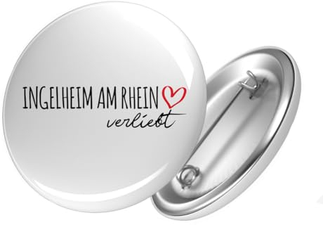 Huuraa Button Ingelheim am Rhein verliebt Geschenk
