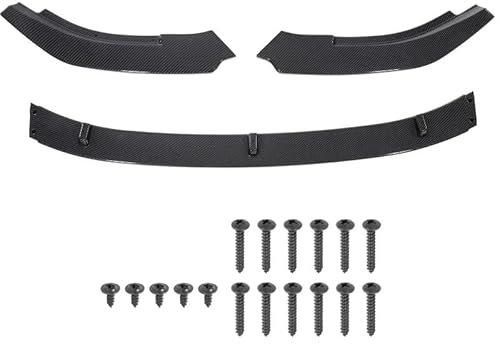 Frontspoiler Lippe Für Golf 6, für GTI, für GTD 2010–2013, 3-teilig/Satz Auto-Frontspoilerlippensplitter. Diffusor Protector Guard(Kohlefaser)