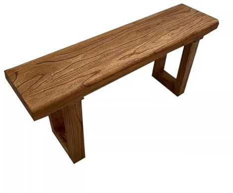 BRCYKRWY Vintage Holzbank Sitzbank Esszimmer Gartenbank Holz Bettbank Küchenbank Flurbank Im Landhaus-Stil Schlafzimmer Eingang Sitzbank Sitzbank Schlafzimmer Sitzbank Ranch Massivholz Holzbank Flurba