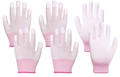 TVSVKWE 3 Pieces Of Curly Hair Gloves, Heat-Resistant Gloves, Hair Salon Aids, Non-Slip Gloves.