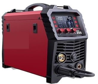 Stazione di saldatura, Saldatrice MIG 6 IN 1, filo animato FLUX MIG gas inerte MMA Lift TIG supporto bobina pistola/saldatura a punti for uso domestico, saldatrice