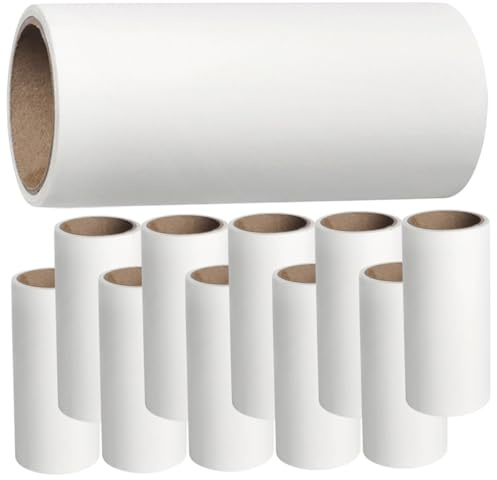 Warmhm 10pcs Multi-function Lint Roller Lint Roller Refills Dog Hair Brush for Carpets Remover for Home Car