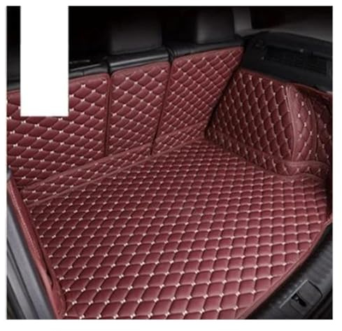 ZSHYTWE Tappeti Bagagliaio per Crosstour 2011-2014 2015 2016 2017 Tappetino Bagagliaio in Pelle A Copertura Totale Vano di Carico Moquette Pavimento Tappeto(Vino Rosso)