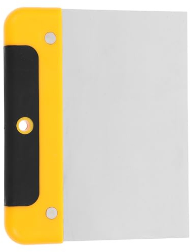 WHAMVOX Grattoir Acier Inoxydable Multifonction Spatule pour Enduit Nettoyage Cuisine et Bricolage Outil Léger Suspension pour Plâtre Peinture et Décollement de Peint
