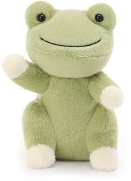 Apricot Lamb fleißiger Frosch Plüschtier Kuscheltier Stofftier Grün 15cm