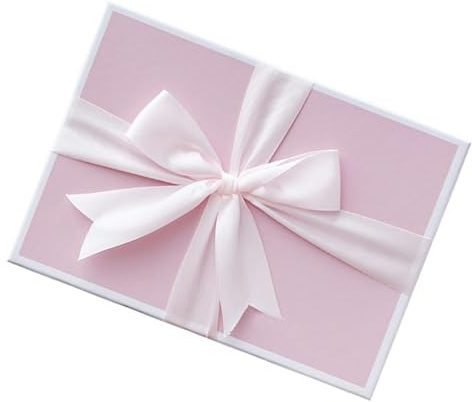 ELAYARD Geschenkbox Rosa mit Deckel Pralinenschachtel für Feine Leckereien Verpackungskarton als Aufbewahrungsbox für Süßigkeiten und Kosmetik