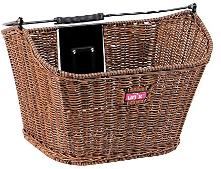 KlickFix Vorderradkorb-2128052720 Vorderradkorb, braun, 40 x 33 x 25 cm