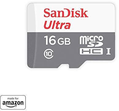 Made for Amazon SanDisk 16 GB micro SD Memory Card for Fire Tablets and Fire TV