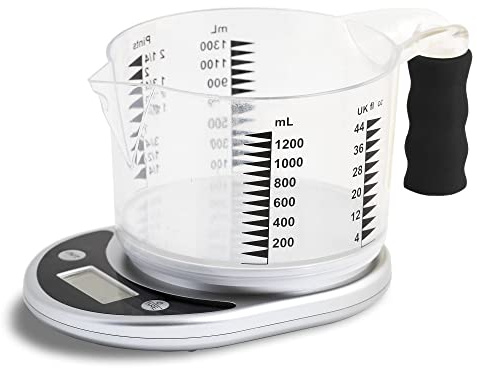Ravencourt Living TDS001 Talking Kitchen Scale with Easy to See Jug