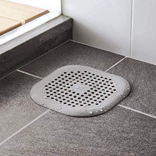 NOTSEK Shower Drain Covers, Silicone Tube Drain Hair Catcher Stopper with sucker for Bathroom Kitchen, Rubber Bathtub Sink Strainer Plug Filter Trap Home Drain Protectors