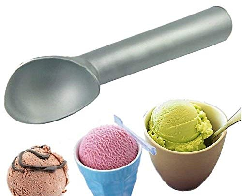 Aeromdale Nonstick Scoop Anti Freeze Ice Cream Scoop Aluminum Ice Cream Scoop Spoon Dipper Craft Kitchen Tool 18cm Non-Freeze Ice Cream Scoop