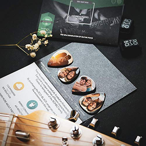 Personalisiert Gitarre Plektren Gitarren Picks mit eigenen Foto Geschenk für Bass- Elektronik- und Akustik Gitarren Mittel