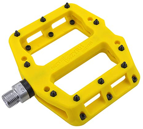 MZYRH MTB Fahrrad Pedale Nylon 3 Lager Composite 9/16 Mountainbike-Pedale Hochfeste rutschfeste Fahrradpedale Oberfläche für Road BMX MTB Fixie Bikesflat