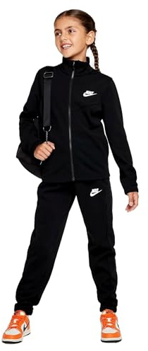 Nike Unisex Kinder Nsw Trainingsanzug, Black/Black/White, 122-128 EU