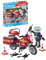 PLAYMOBIL Action Heroes 71466 Moto dei Pompieri, con Una Radio e Un estintore, Giochi di Ruolo Divertenti, Giocattolo sostenibile per Bambini dai 4 Anni in su