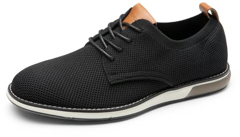 Bruno Marc Men's Dress Casual Oxford Shoes Formal Mesh Sneakers Shoes,Size 11,Black,SBOX2401M
