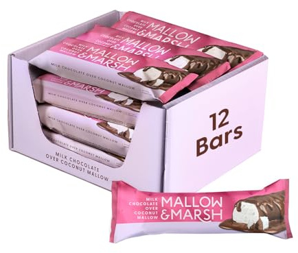 Mallow & Marsh Milk Chocolate over Coconut Marshmallow Bar (12 x 35g)