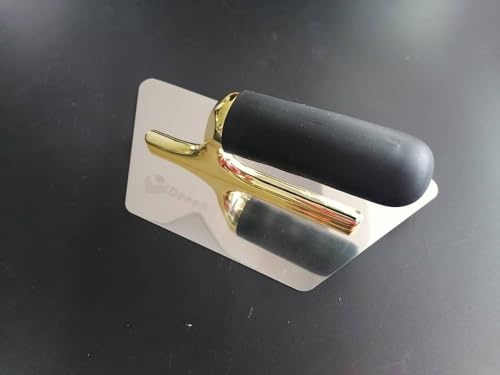 Rhombus Stainless Steel Venetian Plastering Trowel Exclusive Gold Finish - Flexible & Strong - Perfect for Decorative Wall Finishes Plasters
