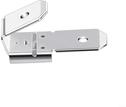 CNANRNANC Doppelte Piggyback Flachstecker Elektrischer Doppel Stecker Buchsen-Adapter Kabelschuhe Set(50PCS)