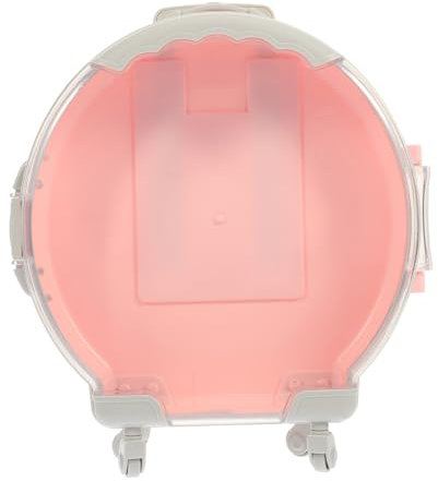 JOINPAYA Miniatur Reisekoffer Spielzeug Für Kinder Kleiner Puppenkoffer Aus Robustem Abs Kunststoff Rosa Kleiner Aufbewahrungsbox Für Puppenzubehör Und Rollenspiele