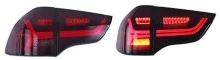 huangtaogr Auto Rückleuchten Set Rücklicht Rücklicht kompatibel für Mitsubishi Pajero Sport 2011 2012 2013 2014 2015 2018 Halogenscheinwerfer Rückleuchten (Rot)
