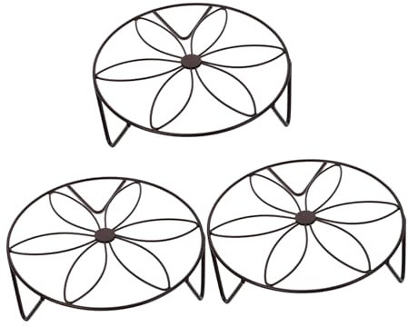 Yardwe 3stücke Pflanzenständer Blumenständer Eisen Topfpflanzenständer Pflanzenhalter Blumentopfhalter Für Indoor Outdoor Dekoration