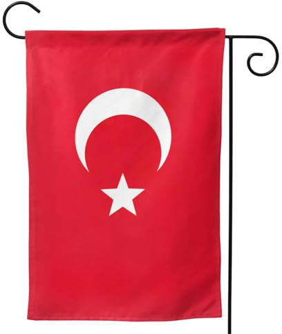 Bandiera della Turchia Stampa Giardino Bandiera Doppio Lato Verticale Benvenuto Yard Bandiera Banner 28x40 Pollici Decorazione Esterna