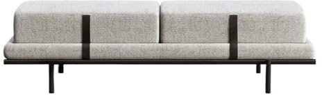 GLigeT Bettbank Nordic Light Luxury Bed End Hocker Moderne Stoff Sofa Bank Wohnzimmer Bank Eingang Schuhwechsel Hocker Schlafzimmerbank(Mittel)