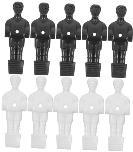 BESPORTBLE 10pezzi Giocatori di Calcio Balilla Figure di Braccioli Accessori di Ricambio per Biliardini Parti per Riparazione di Giochi da Tavolo