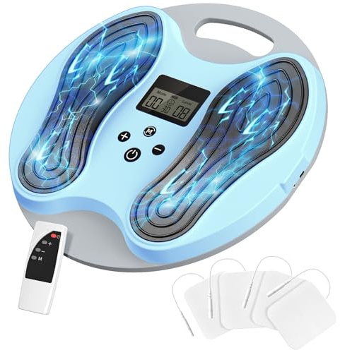 Medic Durchblutungs-Stimulator für Füße & Beine,Wiederaufladbare EMS TENS Fußmassagegerät fördert die Fußdurchblutung,Elektrisch Durchblutungsstimulator Verbessert die Fußdurchblutung und Neuropathie