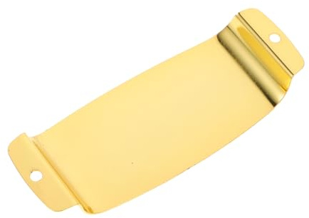 SUPVOX Funda Protectora Fácil de Usar y Transportar para Pastillas de Bajos de Aleación de Zinc Dorado Accesorio Adecuado para Obsequio de Cumpleaños