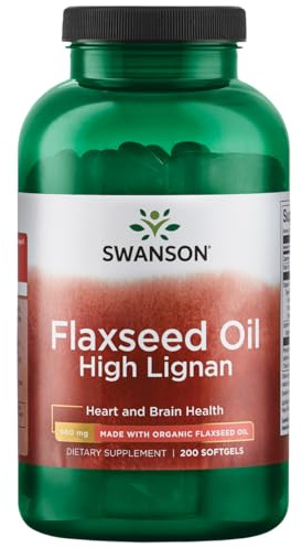 Swanson Flaxseed Oil High Lignan (Omegatru) 200 Sgels