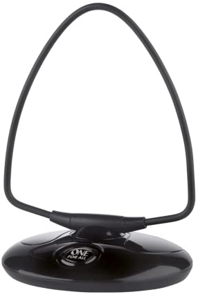 One For All Unamplified Indoor Digital TV Aerial - Ready to receive Freeview and Analogue TV Signals within a range of 3 miles – HD Ready - HDTV Antenna – UHF – black – SV9021