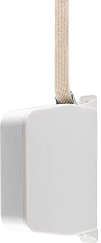 Schellenberg 50802 Avvolgitore tapparella Maxi bianco con nastro, per tapparelle avvolgibili, spaziatura dei fori 17 cm, girevole a 180°, montaggio a parete o sul telaio della finestra