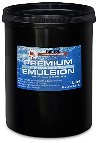 Flat Fox Siebdruck-Fotoemulsion und Diazo-Sensibilisierer (1 Liter)