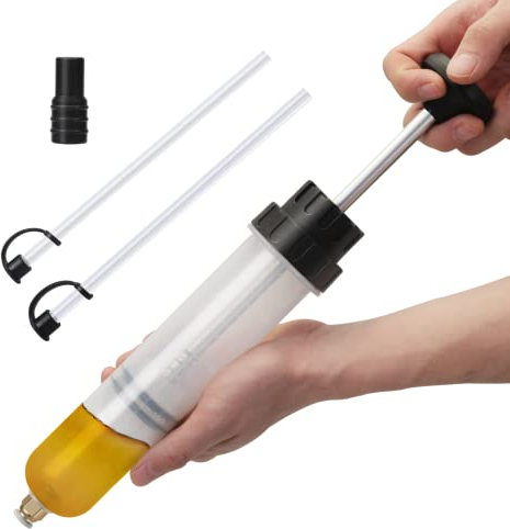 BOYISEN Jeringa de Succión de Aceite 200ml/200cc - Extractor De Líquido De Frenos Jeringa de Cambio de Líquido de Bomba Manual para Automóvil y Motocicleta (200ml)