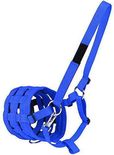 tooloflife Nylon Grasen Maulkorb für Pferde, Pferd Mund Abdeckung Equine Pferdesport Ausrüstung für Pferd leicht zu atmen und bequem
