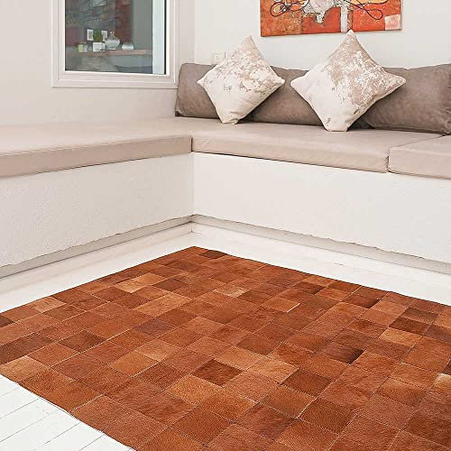 Kuhfell Teppich Patchwork Cod A12 (120 x 180 cm)