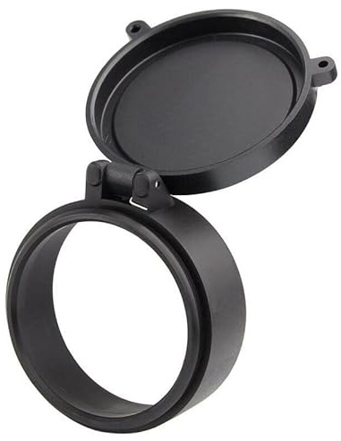SLOYCA 1pc Zielfernrohr Objektivabdeckung Flip Spring Up Quick Open Objektiv Staubschutz Schutzkappe for Verschiedene Größen Jagd Kaliber Zielfernrohre (Color : Diameter 40mm)
