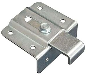 Attaccaglia regolabile per fissaggio pensili su barra 45 x 22 mm.