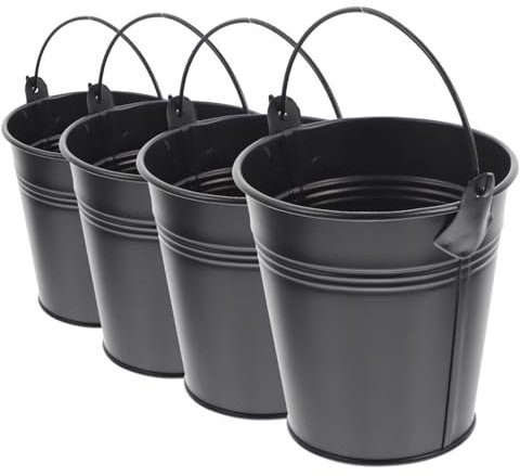 KITANDOVE 5stücke Blumentöpfe Mit Griff Eimer Für Sukkulenten Und Blumen Dekorative Pflanzgefäße Für Balkon Garten Und Innenräume