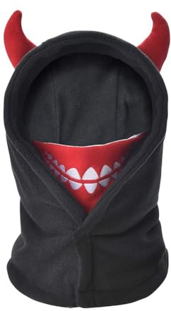 AYPOW Passamontagna Invernale in Pile Termico Bambini 4-12Anni, Maschera da Sci Multifunzionale Antivento Regolabile, Berretti Cappello in Pile Caldo Cappuccio Scaldacollo Sciarpa per Ragazzi Ragazze