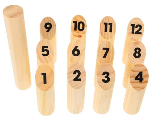 Generisch 1 Satz Finnische Holzkegel Spiel werfen Board Games Gry planszowe geburtstagsmitgebsl boardgame настольная игра Board gamees
