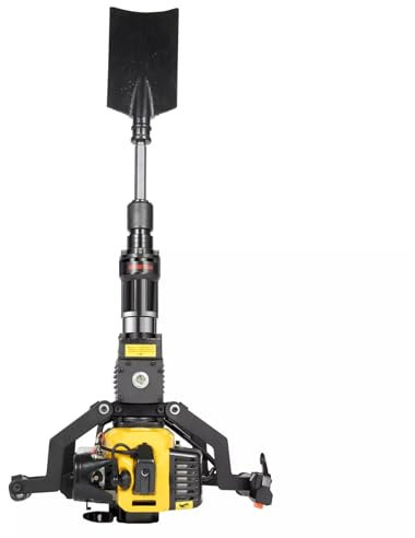 BXTMGBUS Tree Digger Trencher Digger Machine with Shovel Aluminum Alloy Body 1900W Max Power 52cc