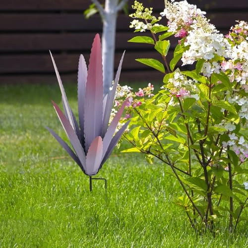 Vmiorzq Tequila Sculpture Rustique, d'agave en métal, décoration d'intérieur, Agave Rustique Peinte à la Main, décorations de Jardin, Figurines de décoration extérieure, décorations de Cour