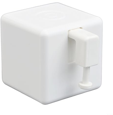 Alanmoship Kompatibler Bluetooth-Finger-Tastenschalter, wiederaufladbar, Touch-Steuerung, Smart-Fernbedienung, für Steckdosenleisten, Drucker, Roboter, Typ-C-Aufladung, 400 mAh Akku