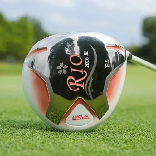 Golf Driver, #1 Wood Golf Club for Women Right Handed,Golf Club Drivers with Graphite Shaft-13.5 Degree Loft Club with Golf Headcover (White&Pink,with Headcover)