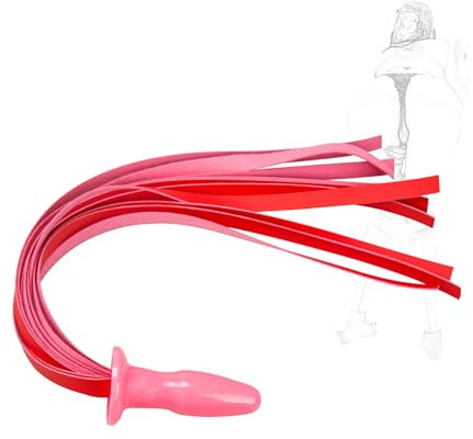 TRQOYTU Látigo SM, Látigo Sexual, Consolador, Juguete Para Azotes SM, Látigo Erótico De Cuero Para Sexo SM, Cinturón, Cosplay, Látigo Erótico, Tapón Anal, Fetiche De Esclavos, Juguete Sexual BDSM