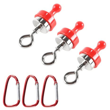 Tiardey 3-teilige Hochleistungs-Magnethaken – Mehrzweck-Aufhänger für Baldachin, Kreuzfahrt, Küche, Garage, Campingzelt