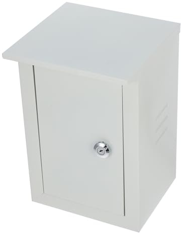 LIFKOME Caja Eléctrica Metálica para Exterior Resistente la Intemperie con Gran Capacidad y Diseño de Montaje Pared Caja de Conexiones para Distribución Eléctrica y Cuadro de Mandos